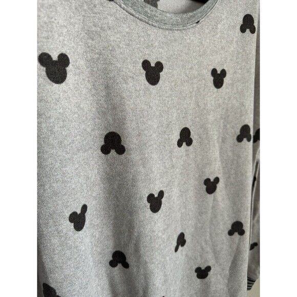 Disney Costco Women's Pajama Sweatshirt Size Large Mickey Mouse Print Multicolor - Picture 6 of 6